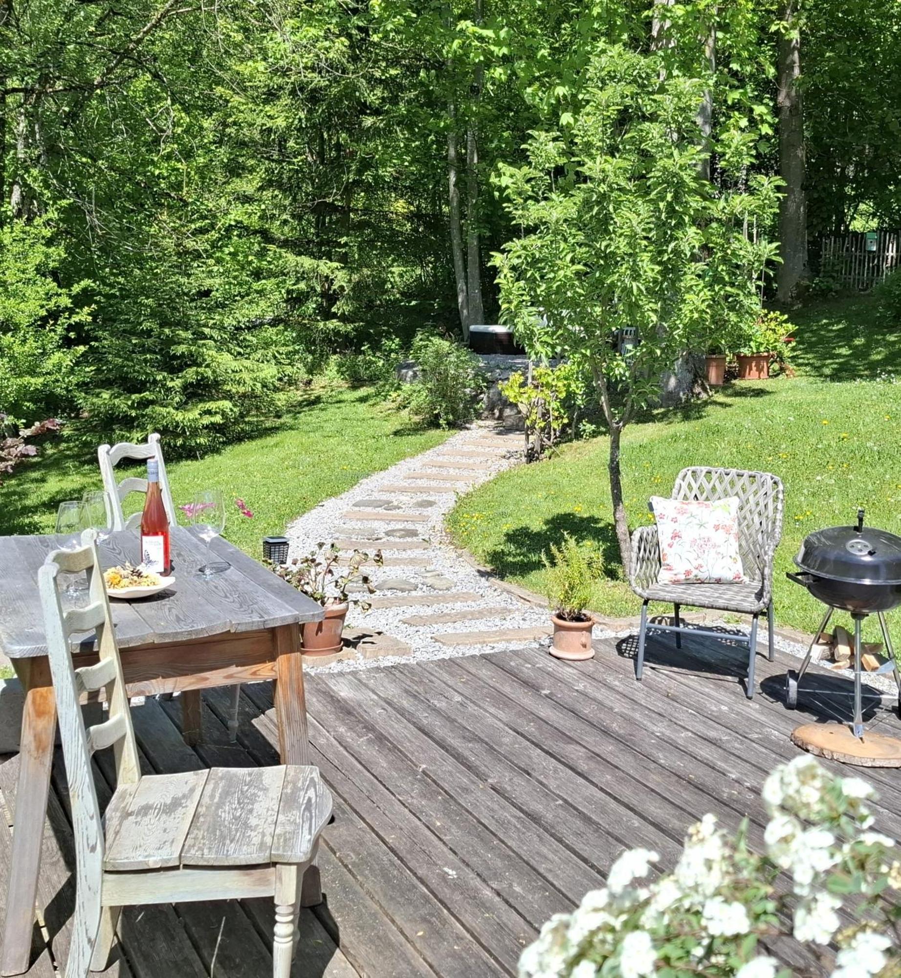 אבטנאו Ferienhaus Lechner Fuer Max 10 Personen - Wald Und Naturgarten מראה חיצוני תמונה